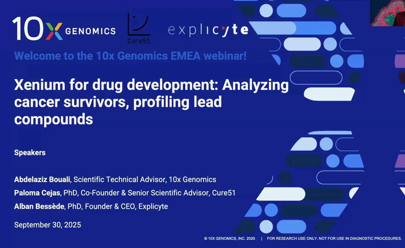 Xenium for drug development: Analyzing cancer survivors, profiling lead compounds
